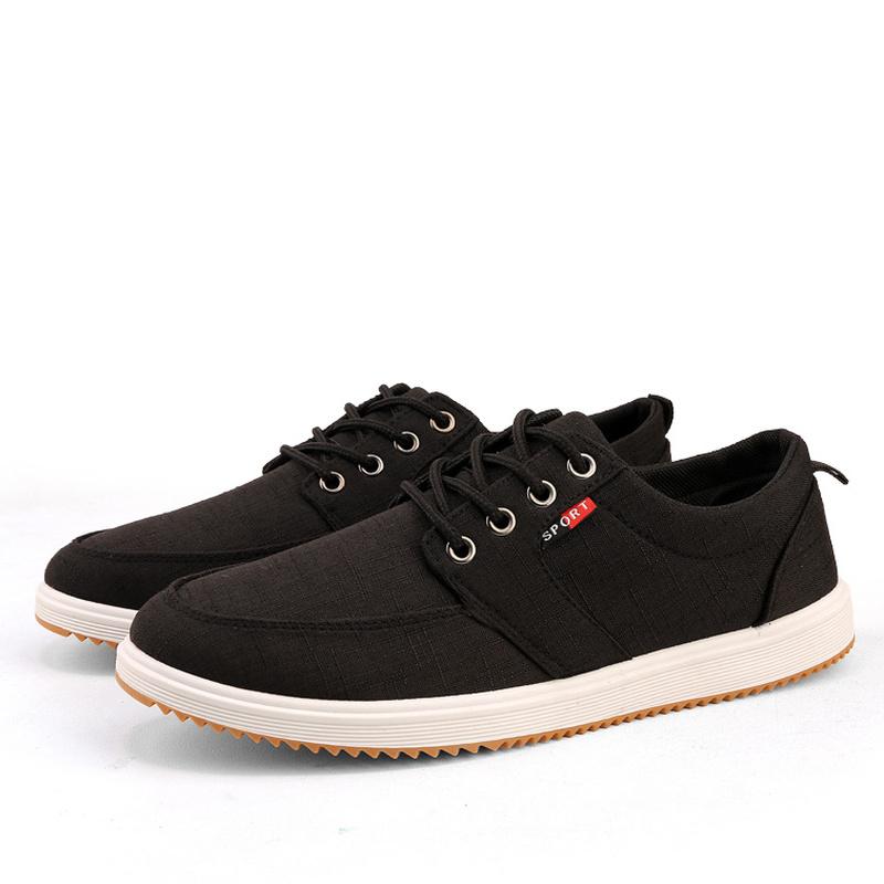 Letní pánské ležérní plátěné boty Protiskluzové pánské mokasíny odolné proti opotřebení