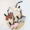 1PC/2PCS Ornament Mobile Phone Pendants Keychains Gifts For Cat Lovers Cartoon Shape Clothing Accessories Multicolor