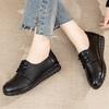 First layer cowhide autumn mother shoes genuine leather soft sole middle-aged and elderly comfortable small leather shoes non-slip breathable grand