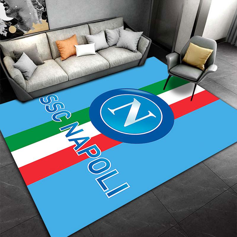 Napoli Football Club Carpet Suitable As a Non-slip Mat for the Living Room or Bedroom Sofa
