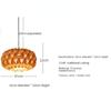 Solid Wood Restaurant Pendant Lamp Wooden Art Lamp Bedroom and Living Room Pendant Lamp
