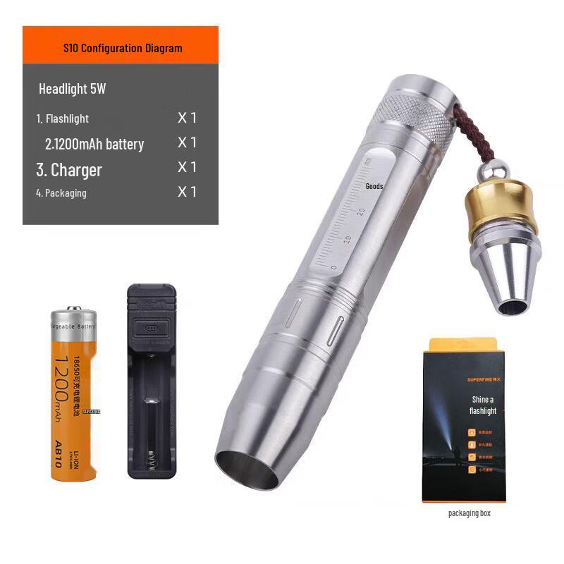 

SupFire S10 Professional 365nm UV Flashlight