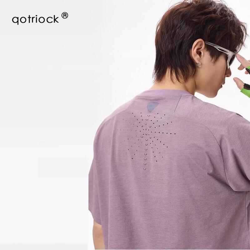 

QOTRIOCK Outdoor Sports Breathable Short Sleeve T-Shirt XL