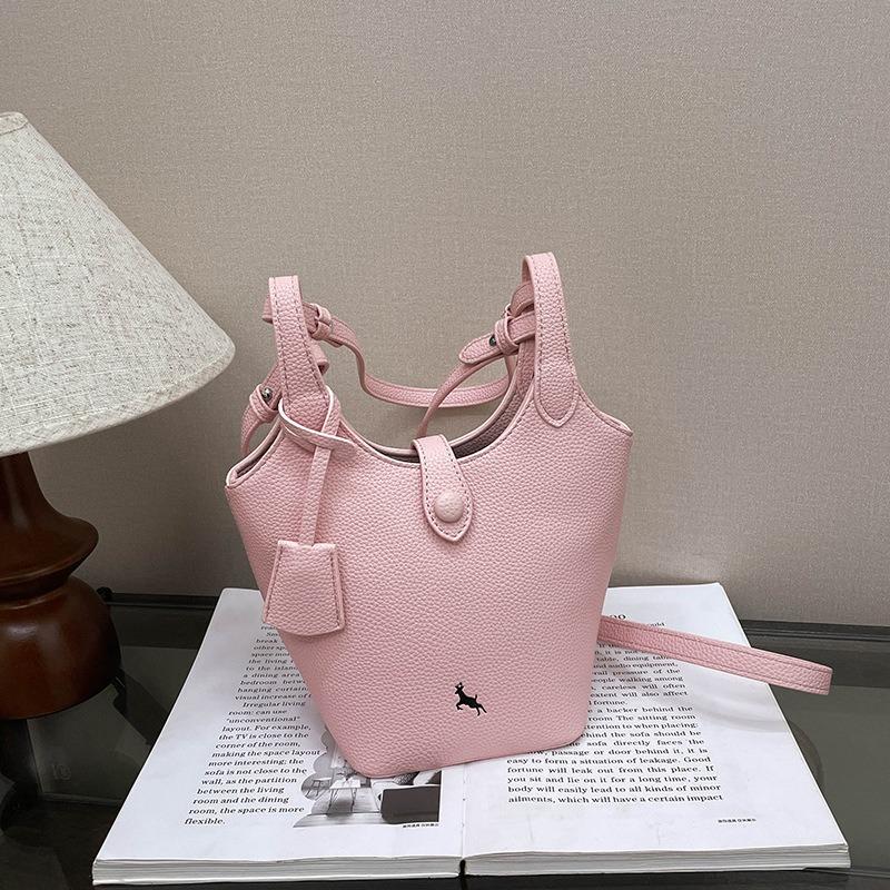 Niche design new solid color tote armpit bag large capacity commuter shoulder messenger bag