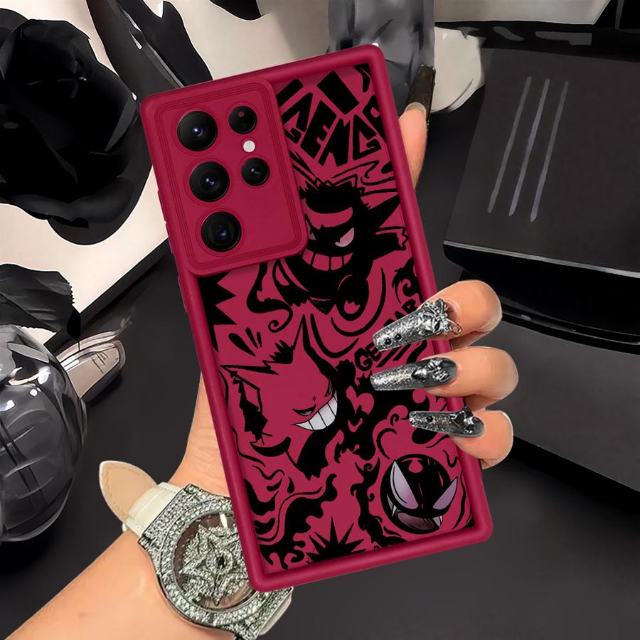 

Pokemon Gengar Phone Cover Case for Samsung Galaxy S25 S22 Plus S24 ultra S25 S20 FE Note 20 Ultra S21 S23 Galaxy S22+ 5G