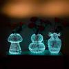 Exquisite Dreamlike Fluorescent Vase Glow-in-the-dark Transparent Mushroom Vase Home Decor