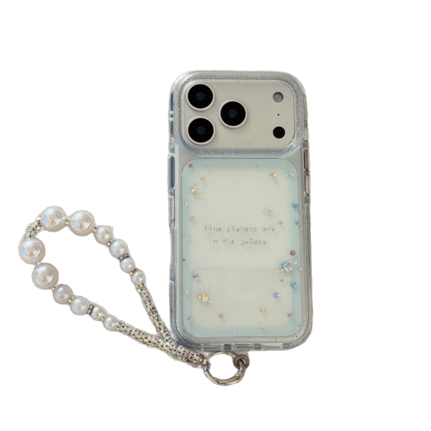 

Красочный чехол-бампер с планетами для iPhone 13/14/15/16 Pro Max и Apple 17 Pro - Женская версия iPhone 17 Pro Max