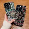 Vertical Grain Leather Shell Fashion Printed Patterned Soft Silicone Case with Camera Lens Full Protection for iPhone