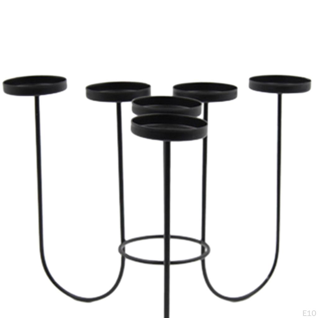 Candle Holder Metal Candlestick Candelabra Iron Candleholder Candles Stand for Living Room