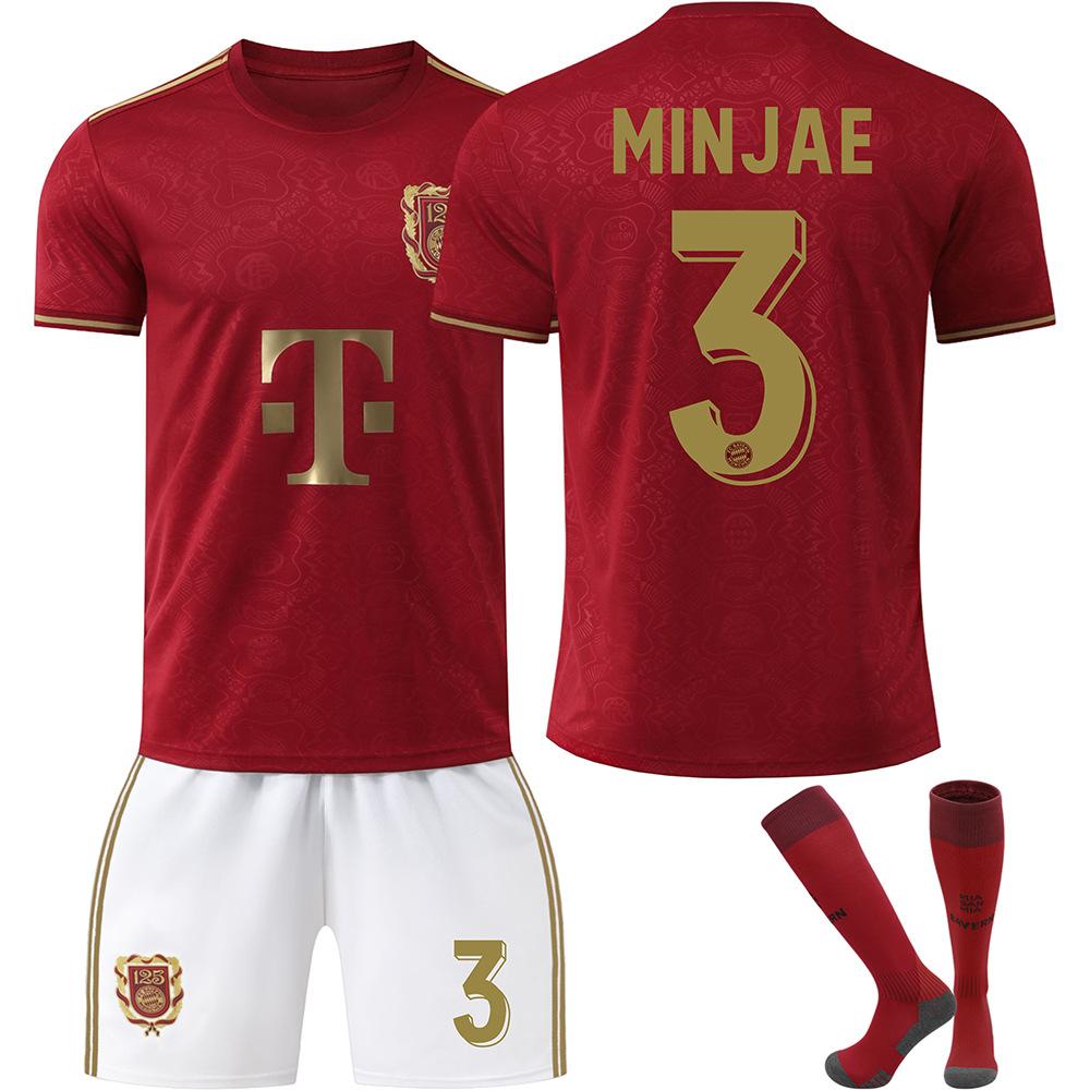 25-26 FC Bayern München 125th Anniversary Edition Football Jersey for Kids and Adults MINJAE #3