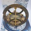 Brass Sundial Compass – Antique Nautical 10 Cm Compass with Sundial Function