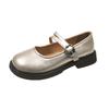 Vintage Mary Jane shoes women's 2025 spring new flat-bottomed versatile college Japanese uniform jk with skirt small leather shoes