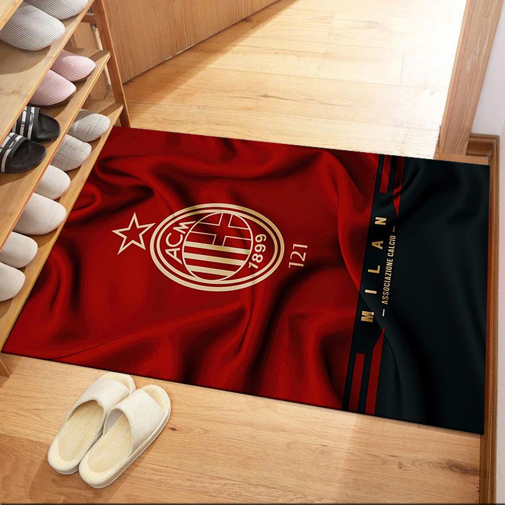 Ac Milan Floor Rug Office Rug Design For Dormitory Entryway Bedrooms Kitchen Antislip Carpet Decorate Offices Best For Christmas