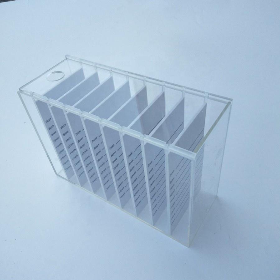 5 Layer Eyelash Extension Storage Box Acrylic Lash Holder Pallet for Individual Volume Lash Extension Display Stand Makeup Tools