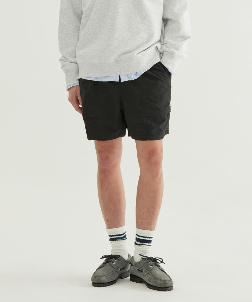 COVERNAT Utility Nylon Shorts Black