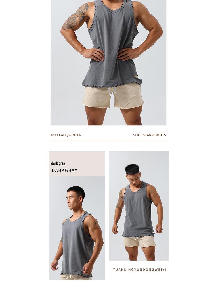 Men's Quick-Drying Stretch Basketball Vest for Summer Fitness & Outdoor Running
