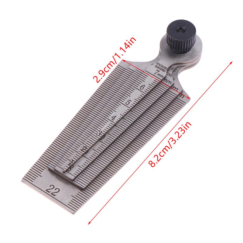 4Pcs/Set Stainless Steel Welding Taper Feeler Gauge 1-29Mm Precisions Engineered Taper Feeler Gauges Hole Inspection Tools