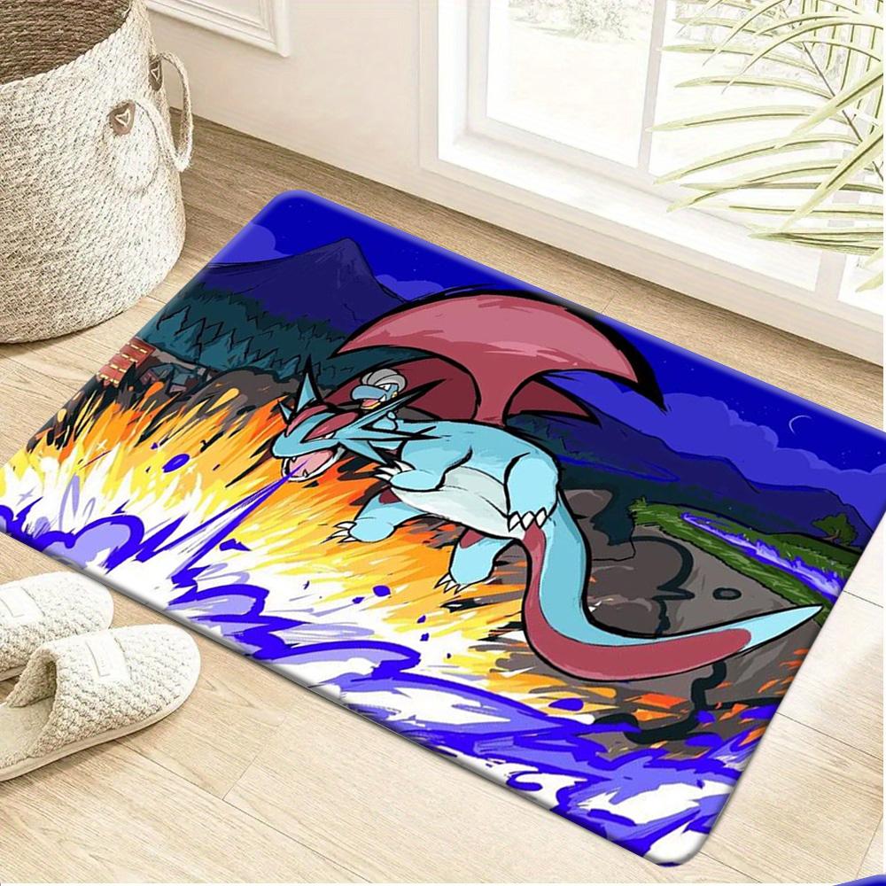 Pokemon Psyduck "Hey!" Cute Print Non-slip Doormat Soft Floor Mat for Home Decor