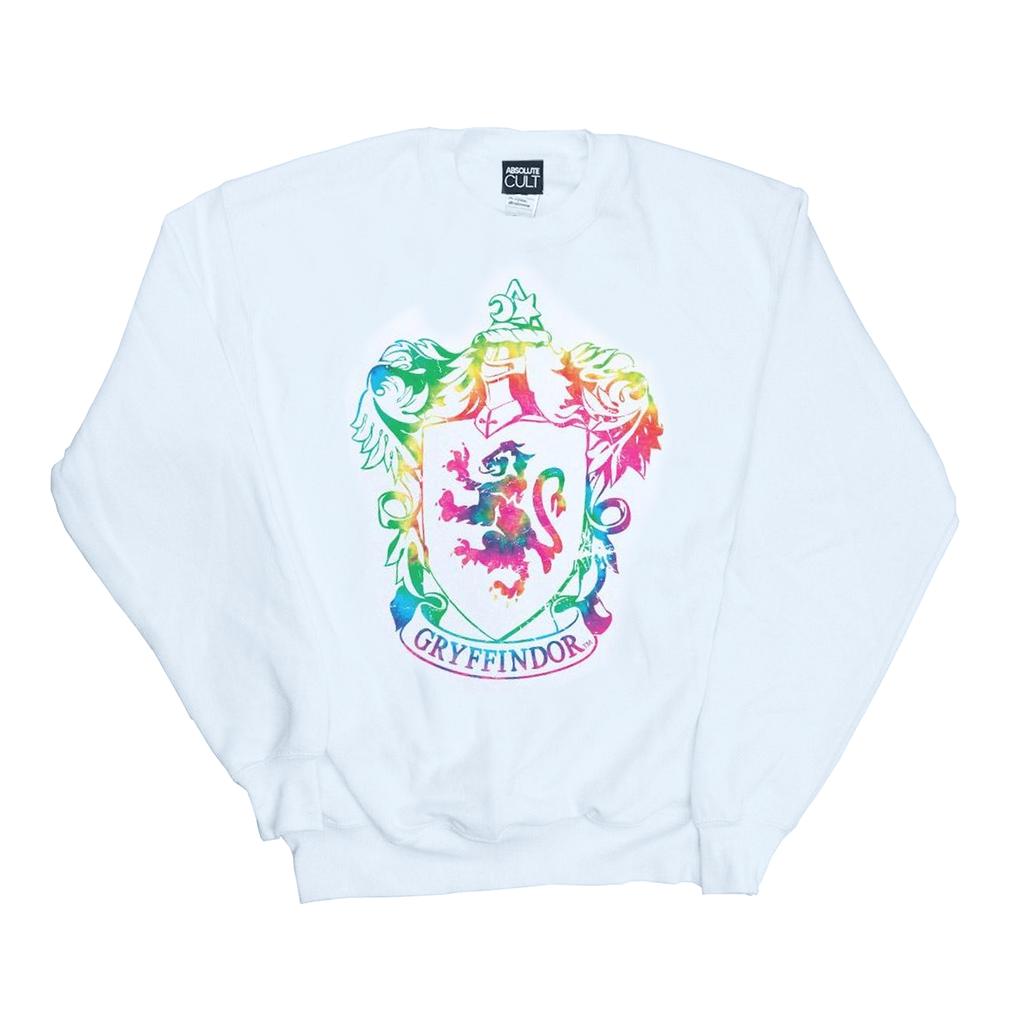 Harry Potter Womens/Ladies Gryffindor Crest Tie Dye Infill Sweatshirt