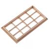 1:12 Dollhouse Miniature Wooden 12-pane Window Frame Model Accessories Toys For Kids Creative Play