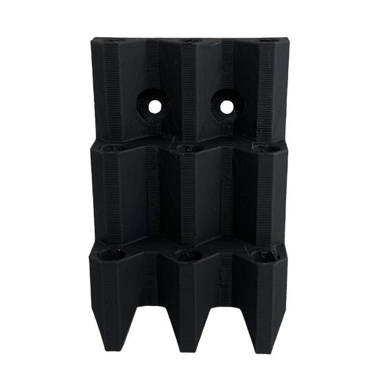 

Wall Mounted Dart Organizer 9 Slot Dart Holder 3D Printed Dart Rack Birthday Festive Gift for Dart Players чорний