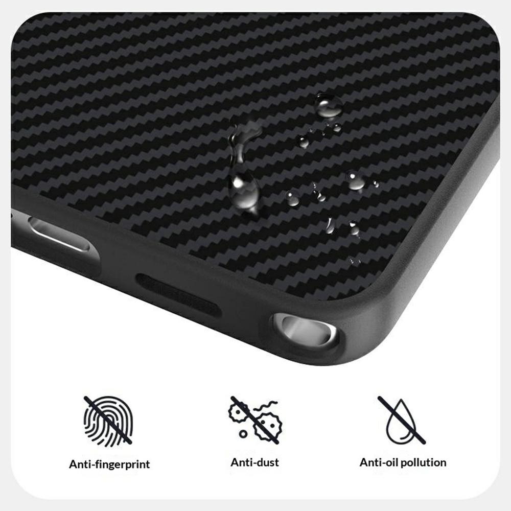 ABEEL For Samsung Galaxy S26 Ultra Magnetic Case Carbon Fiber Texture TPU PC PU Phone Back Cover