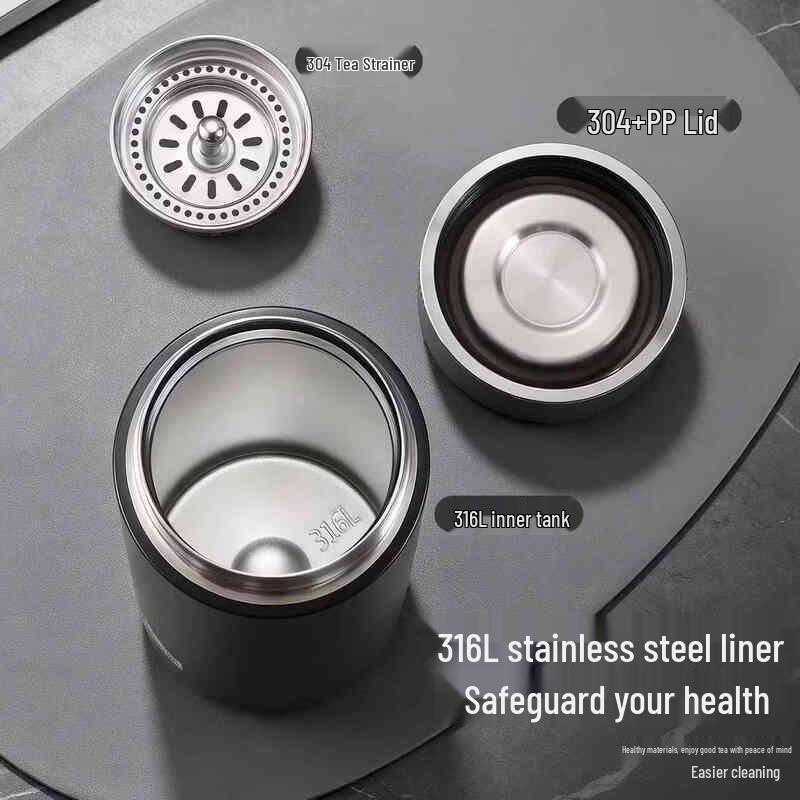 TAFUCO Business Insulated Stainless Steel Tumbler with Tea Infuser