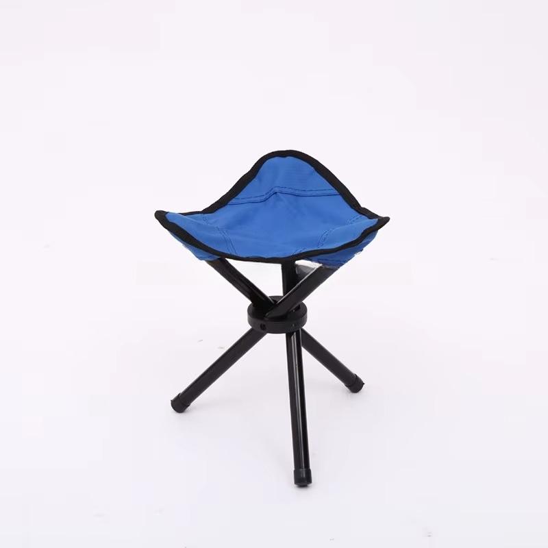 Camping Convenient Folding Triangular Folding Stool, Camping Chair, Three-legged Folding Camping Chair, Tripod Stool