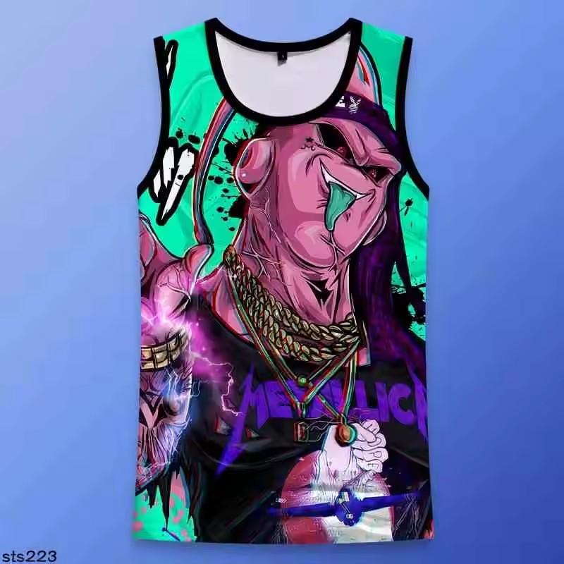 

Японское Аниме Майка Супер Сайя Dragon Ball Мужская Y2k Гоку Без рукавов Детская Мужская 6XL Оверсайз Мода Уличная Одежда Футболка XXL