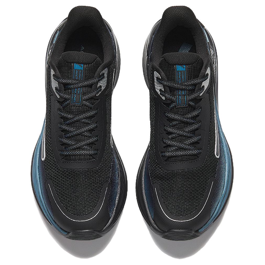 Anta City Rebound Lightweight Durable Shock Absorption Lightweight Low Top Short Distance Running Shoes Men sneaker Black Blue Silver 112515566R-1