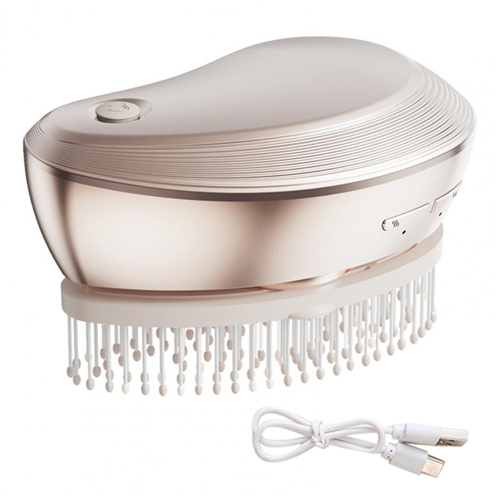 Electric Spray Scalp Massager Brush Hair Oil Applicator Vibrating Head Massage Tools Rechargeable Massage Detangling Comb