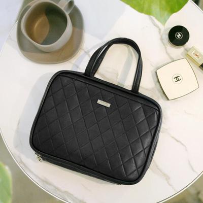 Diamond Pattern Strap Pouch
