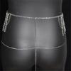 Blingbling Tassels Waist Chain Rhinestones Body Chain Jewelry For Night Club Bridal Shower Formal Occasion Accessories