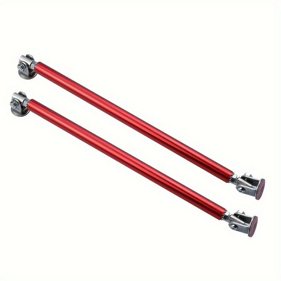 2 pcs of car front lip support rod, metal front shovel, rear bumper modification accessories, adjustable without drilling holes