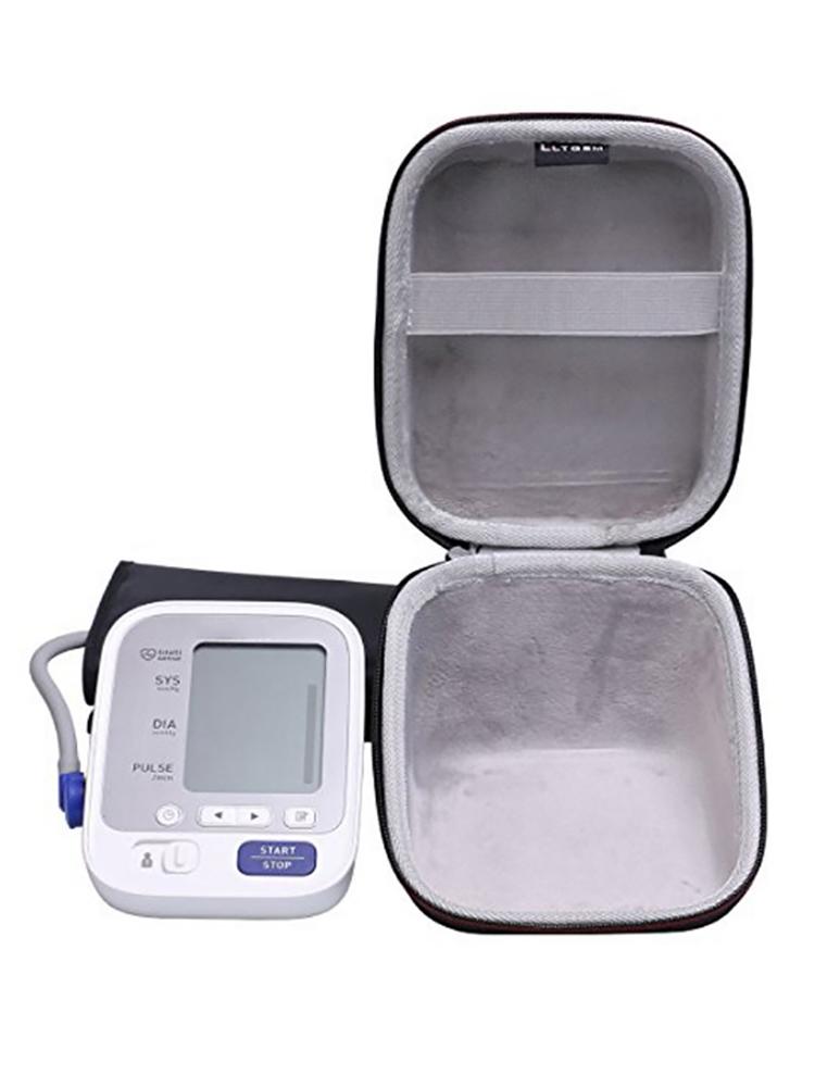 

1 Pcs EVA Hard Case For Upper Arm Blood Pressure Monitor Portable Travel Carrying Protective Bag Storage Case