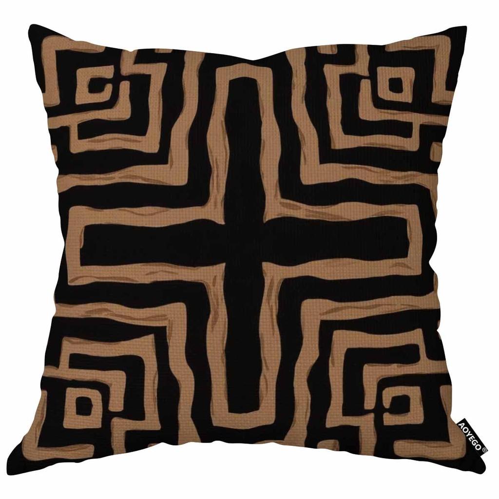 Modern Abstract Geometric Pillowcase Red Black Circle Art Cushion Cover Minimalist Home Decor Living Room Sofa Throw Pillow