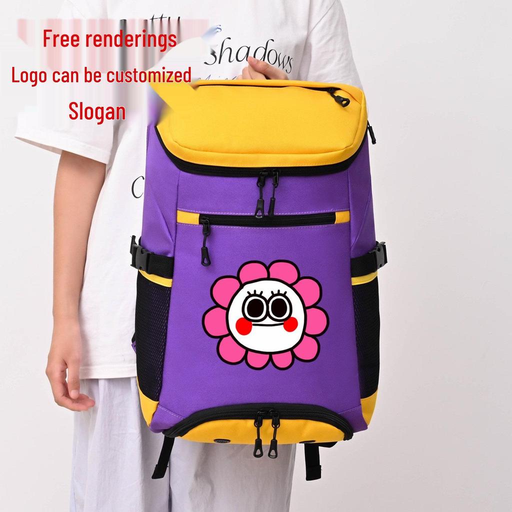 Large Multi-Functional Badminton & Tennis Backpack with Double Shoulder Straps and Custom Logo