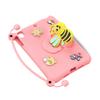 Étui de Protection en EVA Motif Abeille pour iPad Pro 9.7 Pouces Air 1 2 Protecteur antichoc avec Support Rose