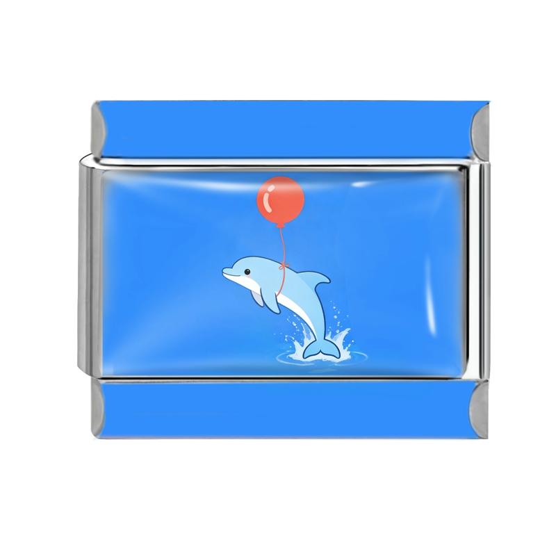 2026 New Trendy Funny Cat Rabbit Dog Dolphin Italian Charm Links Fit 9mm Stainless Steel Bracelet Women Men DIY Making Jewelry