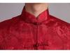 Men's Reversible Tang Suit Top - Retro Chinese Style, Stand Collar, Frog Button, Long Sleeve Outerwear