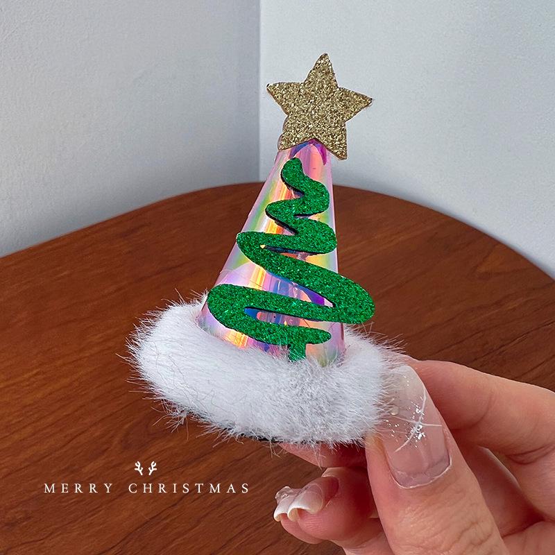 Women's Christmas Headband Plush Hat Hair Accessories for Photos