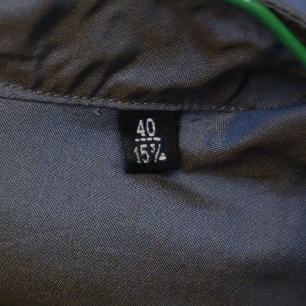 Unused GIORGIO ARMANI Made In Italy Long Sleeve Band Collar Shirt Women Used