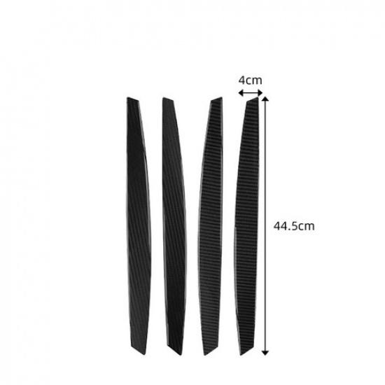 4Pcs Carbon Fiber Interior Door Pull Cover Trim For BMW X3 E83 2004-2010