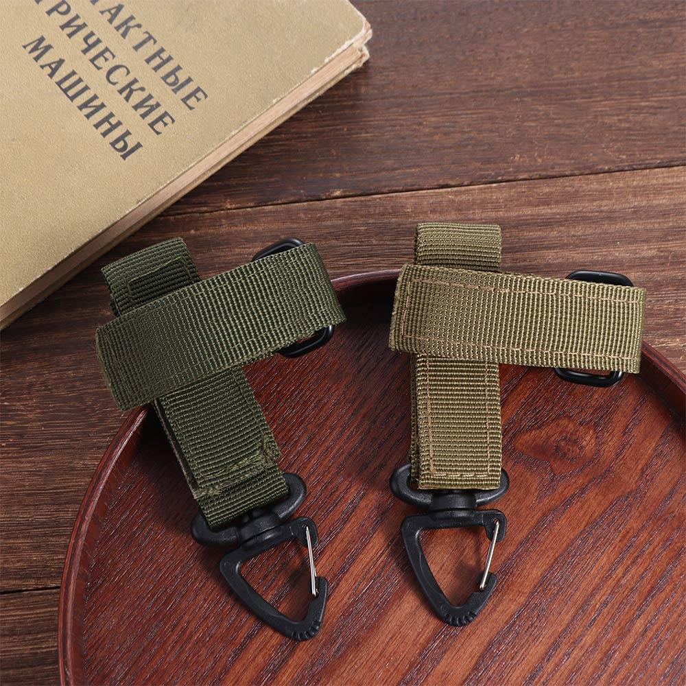 Rotatable-hanging Head Camping Carabiner Adjustable Webbing Gloves Hook  Rock Climbing