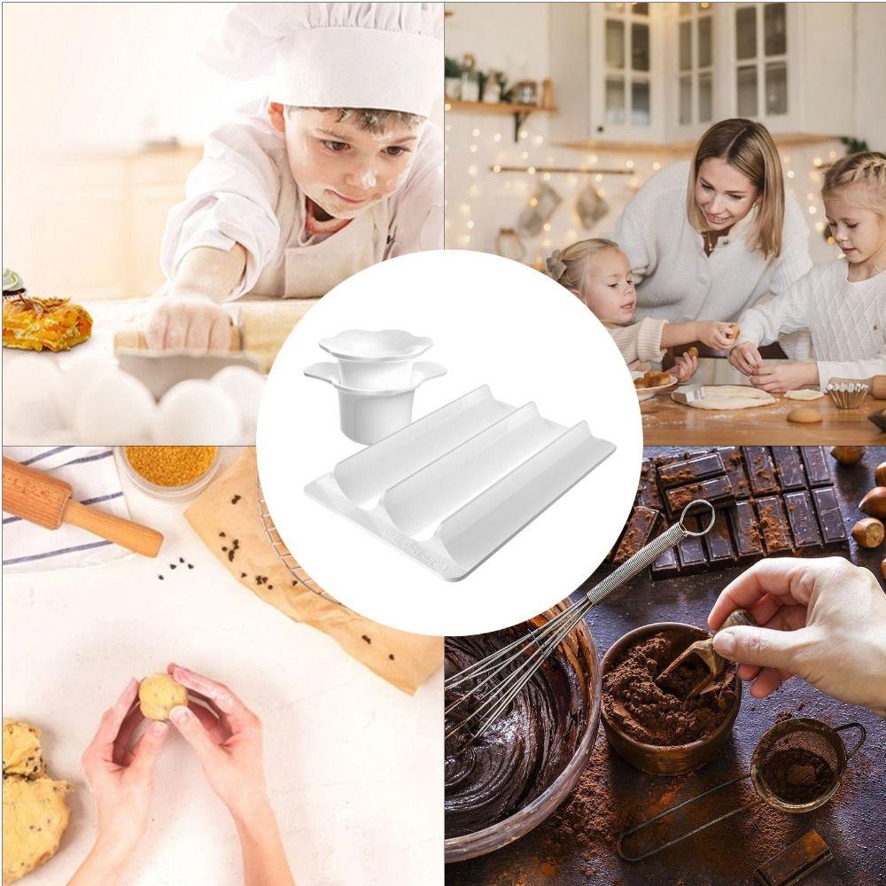 Circle Shape Circle Cake Pop Mold Set DIY Dessert Tool Handmade Round Cake Pop Mold Cake Stick Push Rods with Base Tray