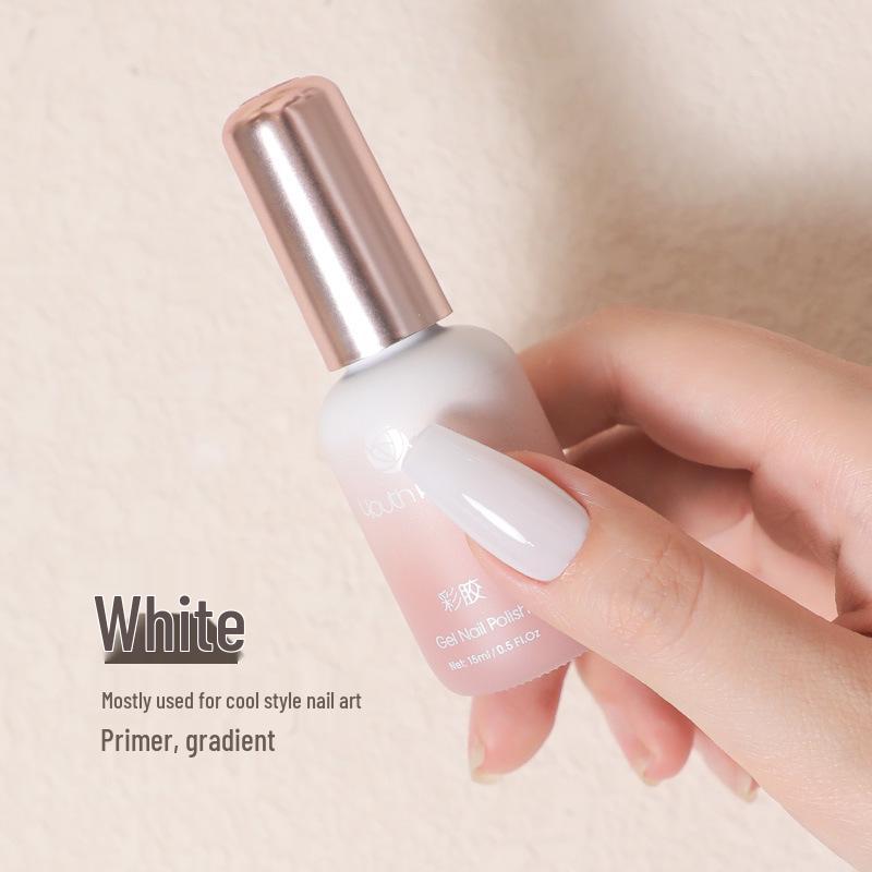 Yanrui Nail Strengthening & Matte Gel Polish Set for Rhinestones - Base & Top Coat Combo.