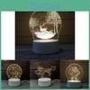 3d Visual Night Light Acrylic Table Lamp For Bedroom Home Decor Graduation Gift