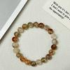 Women Natural Crystal Beaded Bracelets 8mm 10mm 12mm Round Yoga Bead Stretch Bangle Handmade DIY Jewelry Gift