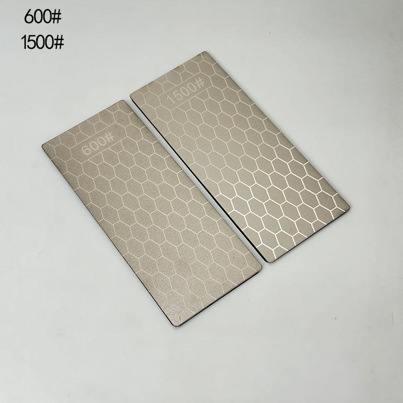 2 Pcs Professional Diamond Whetstone Ultra-thin Honeycomb Surface Fast Sharpening for Kitchen/Hunting Knives