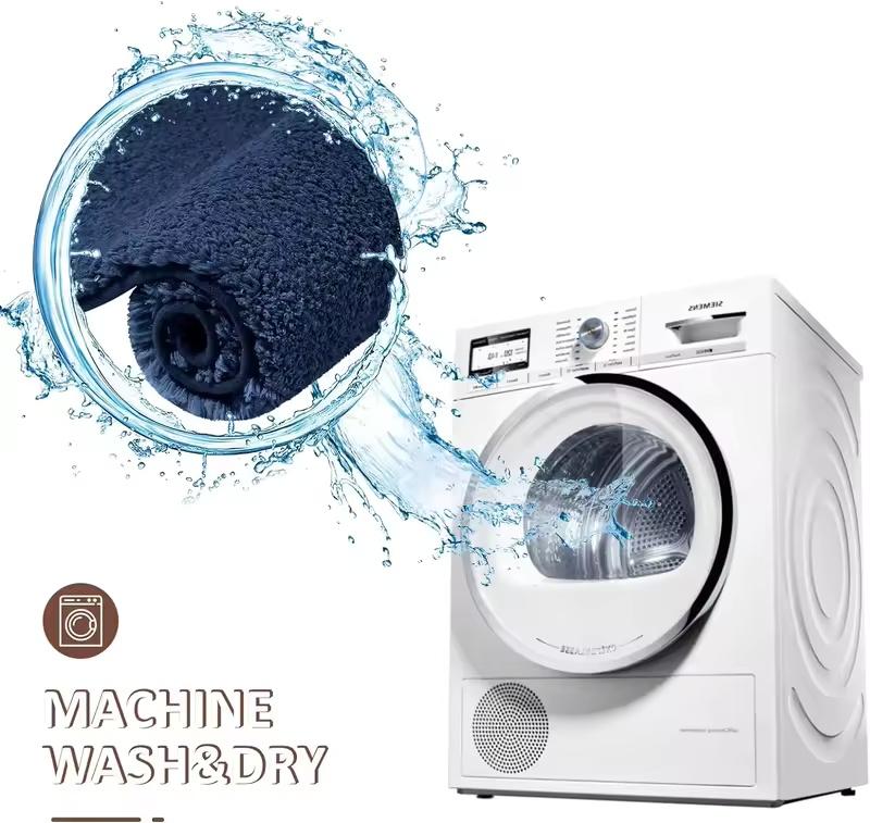 Absorbent Bathroom Mat Toilet Rug Non Slip Floor Mat Washroom Entrance Door Carpet Soft Anti Skid Bath Mat